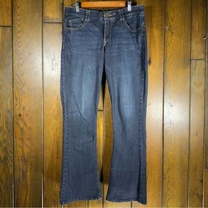 Democracy “Ab” Technology Dark Blue Flare Jeans (8)